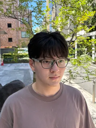 メンズ アイブロウ 美髪矯正🍀 似合わせカット渡邊のヘアスタイル