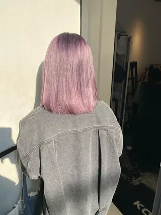 ミディアム カラー パーマ ヘアアレンジ メンズ キッズ ネイル マツエク・マツパ アイブロウ nico TOKYO 渋谷所属・ブリーチ ハイトーン 特化🌈フジタハルキのヘアスタイル