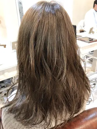 セミロング カラー ⭐️ショート⭐️美髪 矯正⭐️水口陸のヘアスタイル