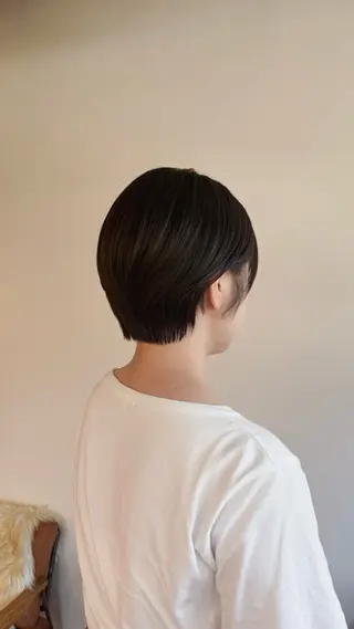 ショート MASHU Grandvase所属・めい/透明感カラー /似合わせカットのヘアスタイル