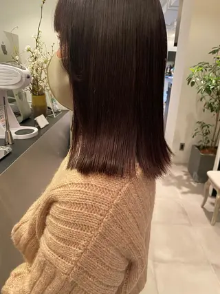 ミディアム カラー riria/ボブ /ブラウンカラー🎀のヘアスタイル