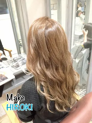 ショート ミディアム セミロング ロング カラー パーマ ヘアアレンジ メンズ マツエク・マツパ 小顔カット✨ 透明感カラー/村上のヘアスタイル