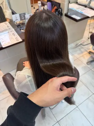 ロング カラー ⭐️透明感カラー/ パーマ⭐️宮野翔のヘアスタイル