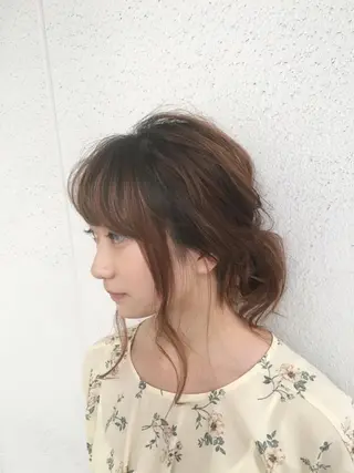 ヘアアレンジ Libre×Reco所属・Libre 西野圭一のヘアスタイル