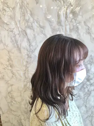 セミロング カラー 🟦西荻窪メンズ特化 美容師🟦Yu-Jiのヘアスタイル