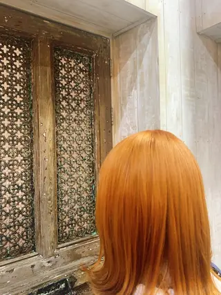 ミディアム カラー パーマ ヘアアレンジ メンズ マツエク・マツパ Sia中野新橋 『JUNYA』のヘアスタイル