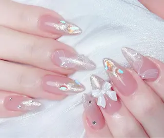 ネイル M🌷nail 長さだし専門店のネイルデザイン
