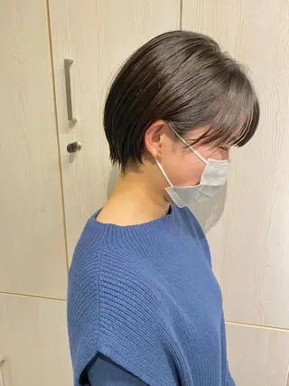 ショート ハイトーン×似合わせ 🌱中川慎之介のヘアスタイル