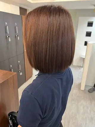 ミディアム カラー アシスタント はりんのヘアスタイル