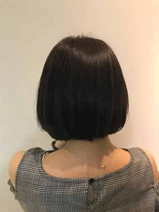 ミディアム カラー 一ノ瀬 蘭のヘアスタイル