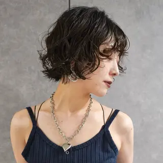 ショート パーマ ショートオタク ❣️Genkiのヘアスタイル