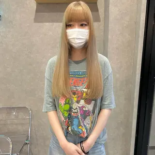 ロング カラー はちすか るかのヘアスタイル