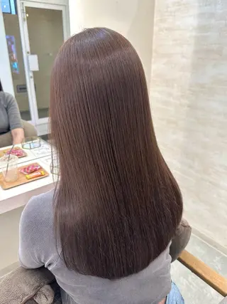 セミロング 髪質改善&ヘアケア 永山若奈のヘアスタイル