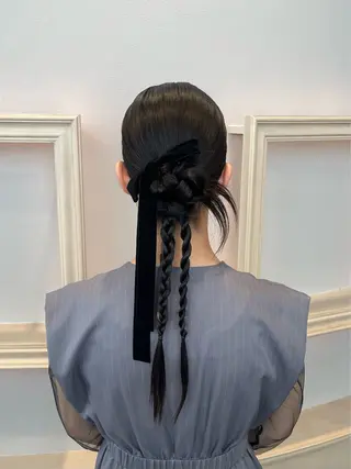 ロング ヘアアレンジ 横浜アレンジ/メンズ カット/yuukaのヘアスタイル