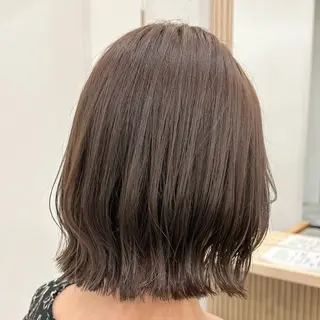 ミディアム カラー 顔まわりカット/ボブ /🧁とーこ🧁のヘアスタイル
