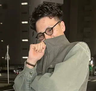 ショート カラー パーマ メンズ キッズ 栄💗レイヤーカット ｜韓国風｜haruのヘアスタイル