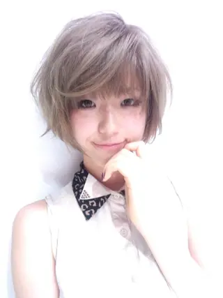 ショート カラー 神野 雅樹のヘアスタイル