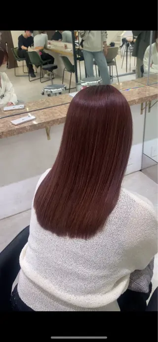 セミロング VIEW SHINSAIBASHI所属・ハイトーンカラー/ 艶髪カラー/タクミのヘアスタイル