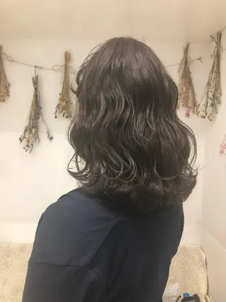 ミディアム カラー はだゆうき @hadadan08のヘアスタイル