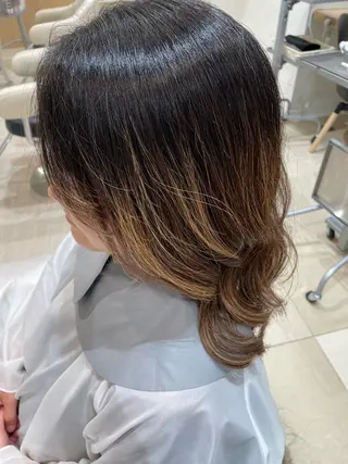 ロング レイヤー×ハイライト 🌷RINA🌷のヘアスタイル