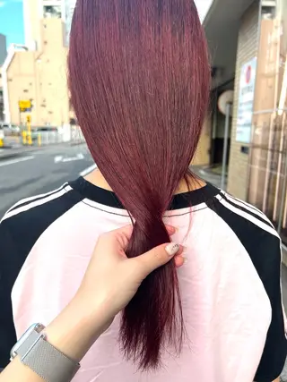 セミロング カラー yuuna. 🪽のヘアスタイル