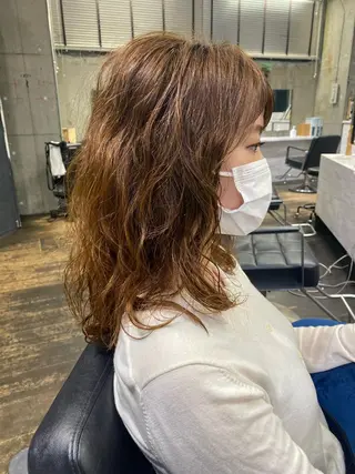 ミディアム パーマ ROBBY表参道所属・木村【似合わせ ショート】無料✨のヘアスタイル