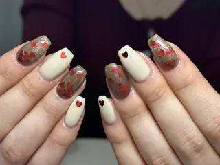 ネイル By moonネイル 🌷ワンホン/韓国風のネイルデザイン