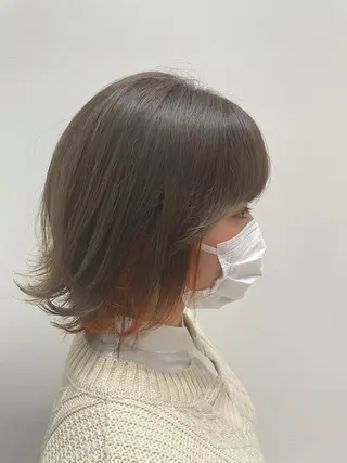 ショート カラー 明石 歩樹のヘアスタイル