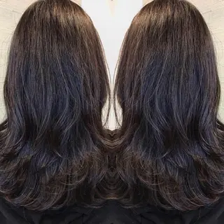 セミロング box mico. mutsumiのヘアスタイル