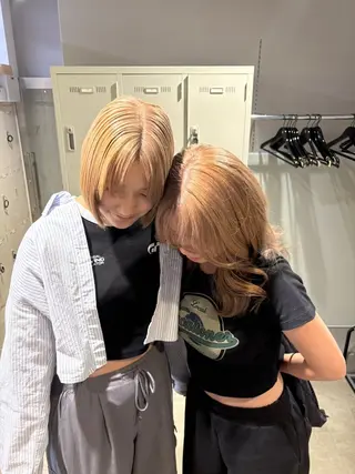 カラー 透明感ベージュ🤎 ナチュラルレイヤーのヘアスタイル