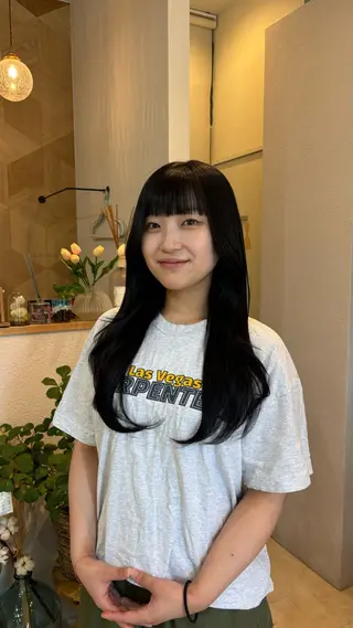 ロング カラー Rinon所属・沖 真琴のヘアスタイル