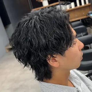 ショート メンズ OVARL by apish所属・【メンズパーマ】 横田結希のヘアスタイル