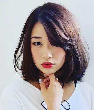 ミディアム 髪質改善 ami byAbsoのヘアスタイル