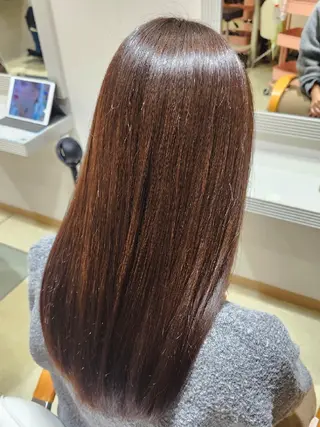 ロング 暖色カラー/髪質改善 /メンズ🧡莉南のヘアスタイル