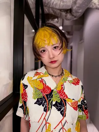 ショート 新宿店長 🦄ブリーチYUGOのヘアスタイル