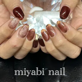 ネイル miyabi nail 桂川駅近くのネイルデザイン