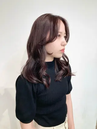 セミロング カラー ✂️似合わせの魔術師 石田一樹✂️のヘアスタイル