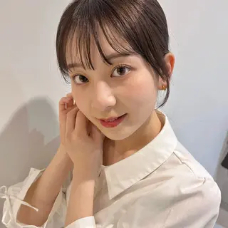 マツエク・マツパ ブリーチなしカラー ダブルカラーエクステのヘアスタイル