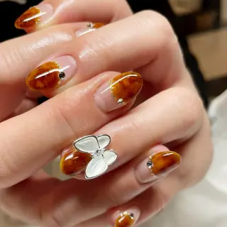 ロング ネイル 金子 彩海のネイルデザイン