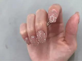 ネイル rina ニュアンス♡ワンホンのネイルデザイン