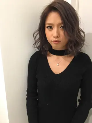 ミディアム カラー 🌈評価No.1🌈 艶髪カラー❌エクステのヘアスタイル