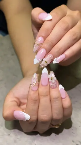 メンズ ネイル ATULA Nail 💅チップ長さだしのネイルデザイン