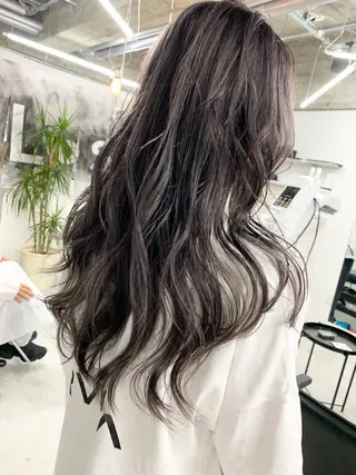 ロング カラー パーマ ヘアアレンジ メンズ キッズ ネイル マツエク・マツパ 架空〜KAQU〜所属・【clan】 NOGAMIのヘアスタイル