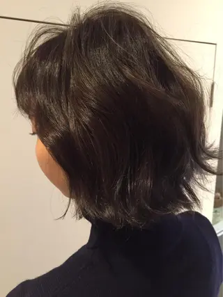 ミディアム カラー 指名支持率NO.1 スタイリストのヘアスタイル