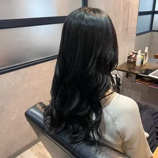 ロング カラー ヘアアレンジ 髪質改善🫧‪ りこのヘアスタイル