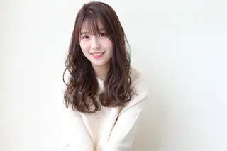 セミロング パーマ grace by happiness所属・艶髪/巻ける縮毛矯正 /髪質改善naoのヘアスタイル