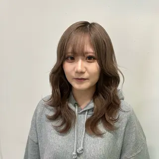 セミロング 渋谷/透明感カラー /半個室/こうめいのヘアスタイル