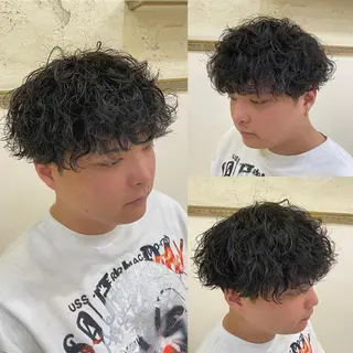 パーマ メンズ 年間2000名担当◎ パーマ職人/仲原佑樹のヘアスタイル