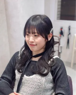 ロング カラー suzuka/透明感 カラー 美髪縮毛矯正のヘアスタイル