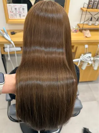 ロング Ore🫧タナカマヤ /柔らかい質感カラーのヘアスタイル